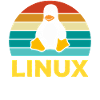 Linux Rétro Vintage Geek Style Informaticien