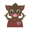 Wildschwein Comic