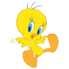 Looney Tunes Tweety Bird flying