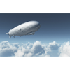 Zeppelin above the clouds