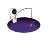 space fisherman