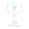 Skeleton in the yoga Ohm