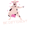 Be different cow Funny gift