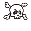Skull halloween skull head