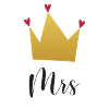 Mrs and Mr with Crown