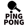 PING PONG Energetic Abstract Design
