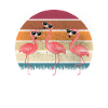 Funny flamingo saying