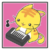 Pianist cat
