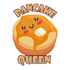 Kawaii pandekage dronning pandekage dronning morgenmad