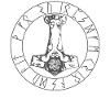 Thor's Hammer Viking Runes