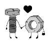 Technical Screws Illustration