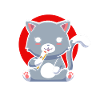 Sushi Anime Cat Cat Gift