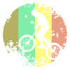 Trail bike art