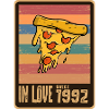 Born 1992 and Pizza