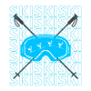 Ski ski goggles skiing