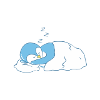 Sleeping penguin