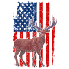 American Flag US Camping
