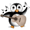 Pinguin Gitarre