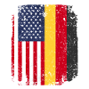 Germany flag USA Germany