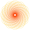 Sacred Geometry Spiral Sun