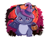 Chauve-souris vampire douce.Joli motif d'Halloween