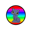 Cat in the cool background