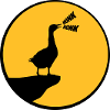 Wolf goose honk goose