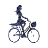 Woman with Bicycle 2 Bike