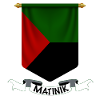 Martinique flag pennant