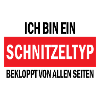Schnitzel Spruch National Bayern Geschenk