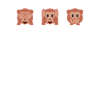 3 monkeys t-shirt