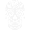 Sugar Skull white