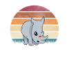 Bébé rhinocéros doux