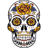 Flowers Skull