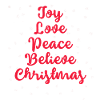 Love Peace Christmas