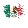 Mexique Drapeau Aigle Armoiries