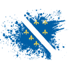 Bosnia Bosnian retro design