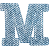 Letter M - Jeans