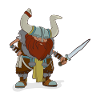 Nordic Warrior with Halberd