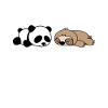 Sloth panda