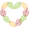 Heart of leaves
