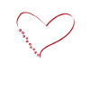 Dog heart with dog paws