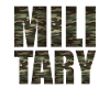 Military Camouflage Letters