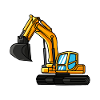 Bagger Geschenkidee Kind Baggerfahrer Baustelle