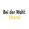 Bei der Wahl: Liberal