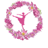 Dance floral wreath