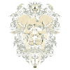 Gothic Death Skull Art