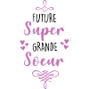 Future super grande soeur annonce grossesse fille
