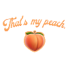 That's my peach.