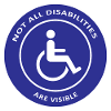 Ikke alle handicap er synlige / deaktiveret Design
